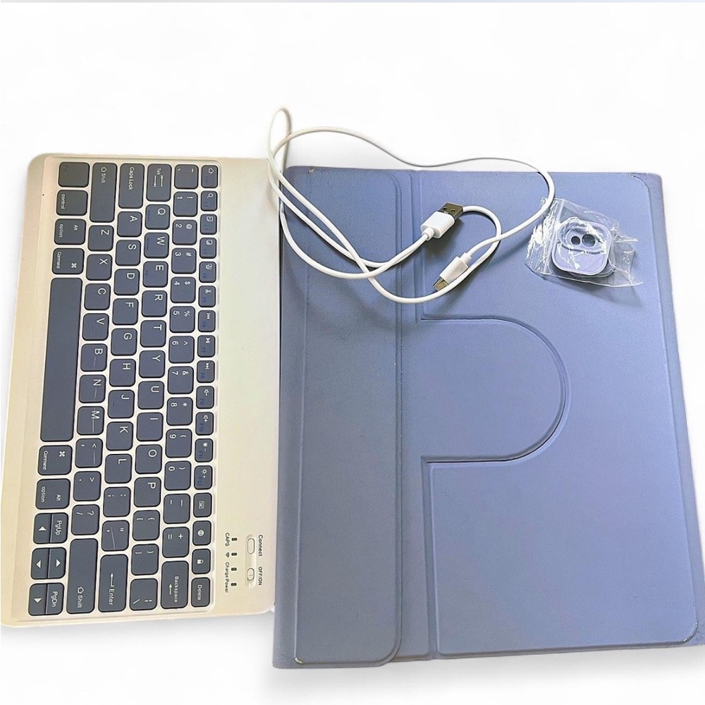 iPad Pro 11-inch Keyboard Case (Purple) — Used, with Charger